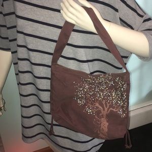 Split tree design purse